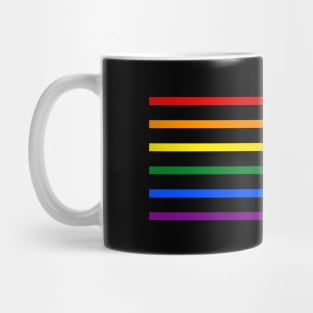 Pride Rainbow Stripes Mug